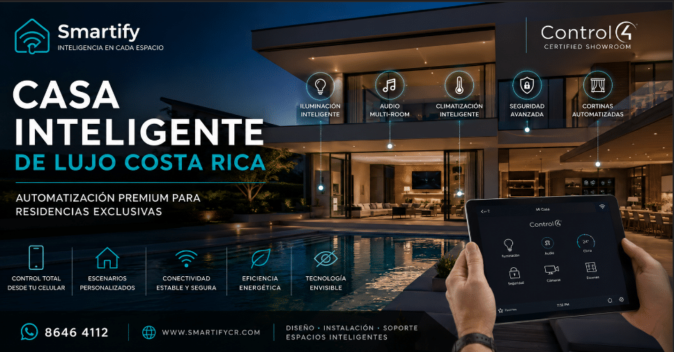 Casa inteligente de lujo Costa Rica