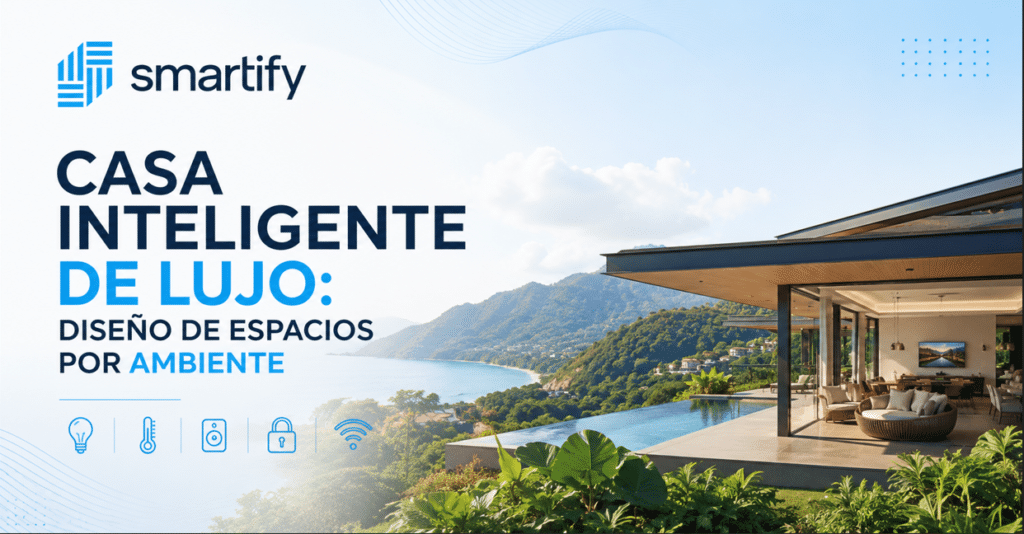 Casa inteligente de lujo diseño de espacios por ambiente